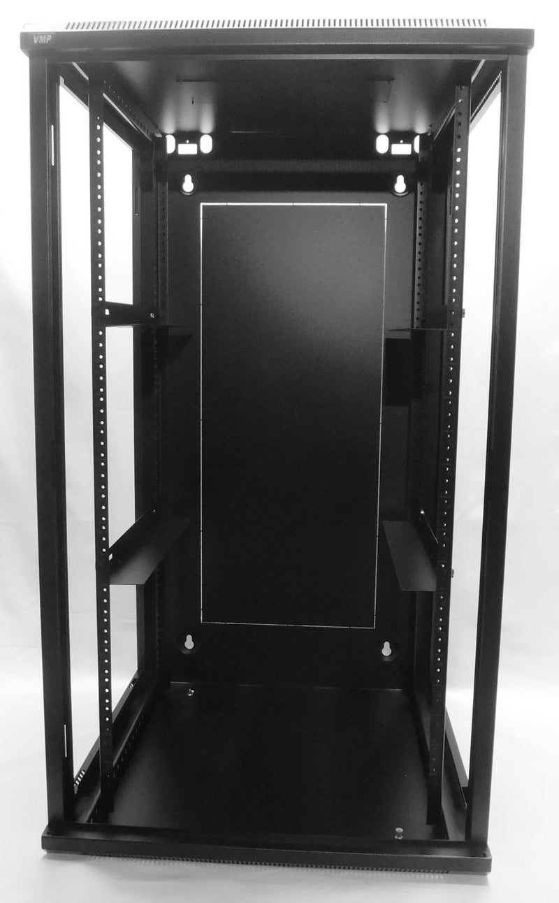 VMP 19" Fixed Wall Equipment Rack Enclosure- 22U- 19.875" depth