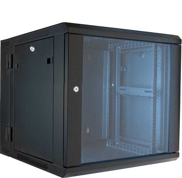 VMP 19" Equipment Hinged Wall Rack Enclosure - 9U