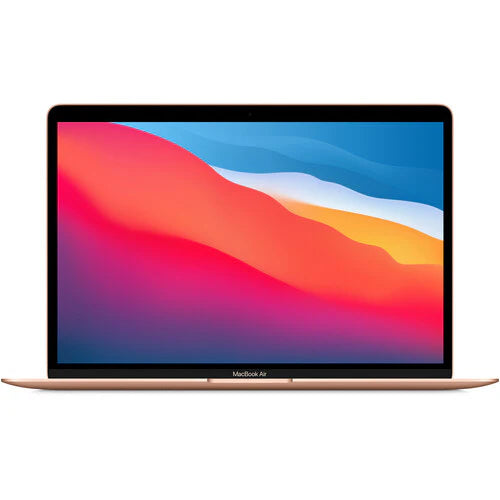 Apple MacBook Air (Fall 2020) w/ Touch ID - Gold MGND3LL/A 13.3" Notebook M1 8GB Unified RAM 256GB SSD MacOS - Open Box