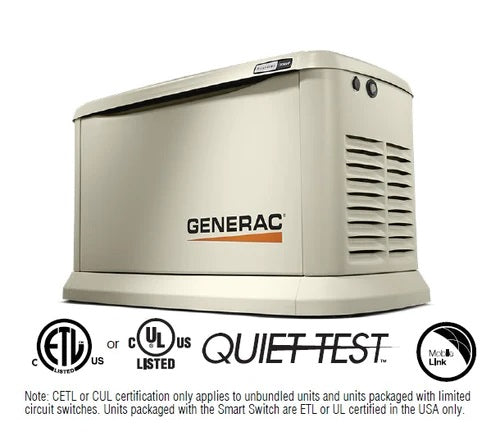 Generac 10 KW Home Generator - With Or Without 100 Amp 16-Circuit Transfer Switc