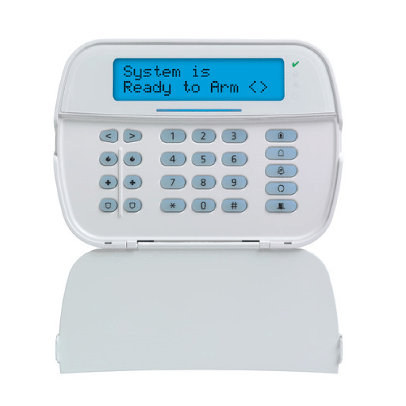 DSC Neo Icon Hardwired LCD Keypad with PowerG Transceiver, English Buttons