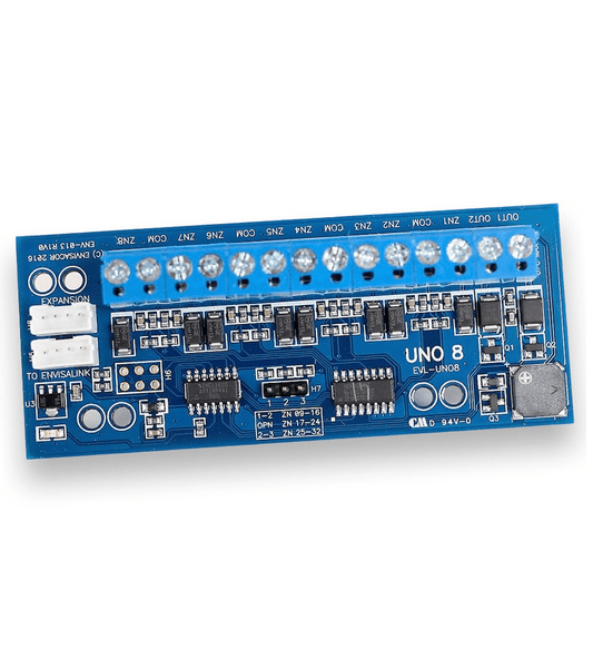 UNO8 Expansion Board for UNO, Adds 8 Wired Zones